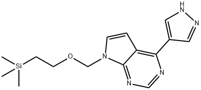 4-(1H-PIRAZOL-4-IL)-7-((2-(TRIMETILSIIL)ETOXI)METIL)-7H-PIROLO[2,3-D]PIRIMIDINA