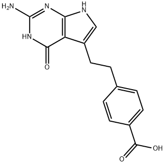 Acid 4-[2-(2-amino-4,7-dihidro-4-oxo-1 H-pimol[2,3-d]pirimodin-5-il)etil]benzoic