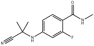4-(2-CIANOPROPAN-2-ILAMINO)-2-FLUORO-N-METILBENZAMIDA