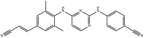 4-[[4-[[4-[(E)-2-cianoetenil]-2,6-dimetil-fenil]amino]pirimidin-2-il]amino]benzonitril