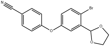 4-(4-BroMo-3-(1,3-dioxolan-2-il)fenoxi)benzonitril