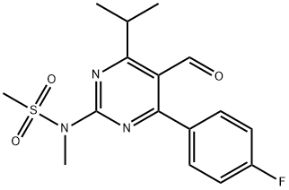 4-(4-fluorfenil)-6-izopropil-2-[(N-metil-N-metilsulfonil)amino]pirimidinil-5-il-formil
