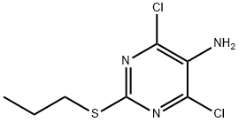 4,6-diclor-2-propiltiopirimidin-5-amină
