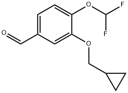 4-(difluormetoxi)-3-(ciclopropilmetoxi)benzaldehidă
