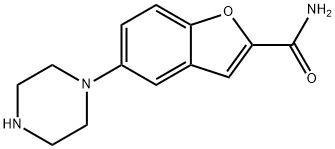 5-(1-piperazinil)benzofuran-2-carboxamidă