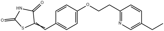 5-{4-[2-(5-etil-2-piridinil)etoxil]benzilden}-2,4-tiazolidindionă