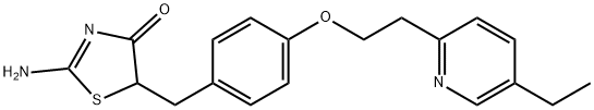 5-{4-[2-(5-etil-2-piridil)etoxi]benzil}-2-imino-4-tiazolidinonă