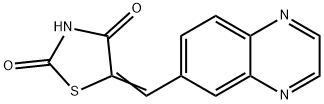 5-(6-chinoxalinilmetilen)-2,4-tiazolidindionă