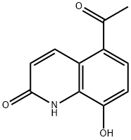 5-acetil-8-hidroxi-2(1 H)-chinolinonă