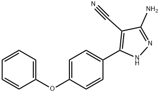 5-aMino-3-(4-fenoxifenil)-1H-pirazol-4-carbonitril