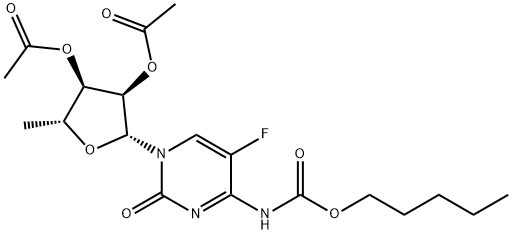5`-deoxi-5-fluor-N-[(pentoiloxi)carbonil]citidină 2`,3`-diacetat