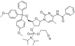 5'-O-(4,4'-DIMETOXITRITIL)-5-METIL-N4-BENZOYL-2'-DEOXICITIDIN-3'-(2-CIANOETIL-N,N-DIISOPROPIL)FOSFORAMIDIT