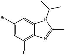 6-brom-4-fluor-1-izopropil-2-metil-1 H-benzo[d]imidazol