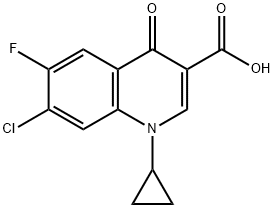 Acid 7-clor-1-ciclopropil-6-fluor-1,4-dihidro-4-oxochinolin-3-carboxilic