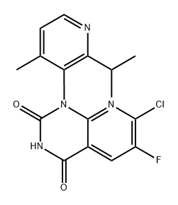 7-clor-6-fluor-(1M)-1-[4-metil-2-(propan-2-il)piridin-3-il]pirido[2,3-d]pirimidin-2,4(1H, 3H)-dionă