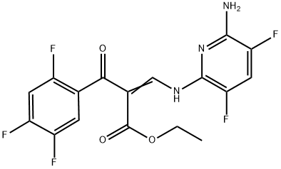 ester etilic al acidului benzenpropanoic, α-[[(6-amino-3,5-difluor-2-piridinil)amino]metilen]-2,4,5-trifluor-β-oxo-