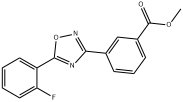 Acid benzoic, 3-[5-(2-fluorfenil)-1,2,4-oxadiazol-3-il]-, ester metilic