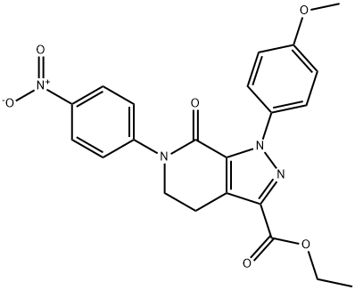 1-(4-metoxifenil)-6-(4-nitrofenil)-7-oxo-4,5,6,7-tetrahidro-1 H-pirazolo[3,4-c]piridin-3-carboxilat de etil