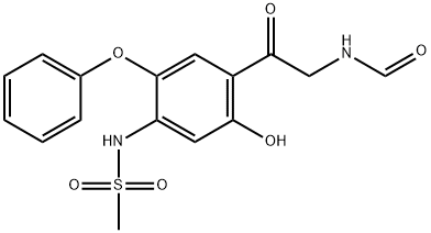 Metansulfonamida, N-[4-[2-(forMylaMino)acetil]-5-hidroxi-2-fenoxifenil]-