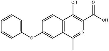 1-clor-4-hidroxi-7-fenoxiizochinolin-3-carboxilat de metil