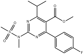 4-(4-fluorfenil)-6-izopropil-2-[(N-metil-N-metilsulfonil)amino]pirimidin-5-carboxilat de metil