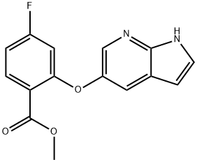 4-fluor-2-{1H-pirolo[2,3-b]piridin-5-iloxi}benzoat de metil