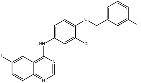 N-[3-Clor-4-(3-fluorbenziloxi)fenil]-6-iodochinazolin-4-amină