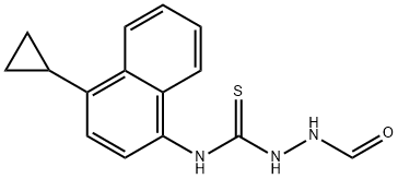 N-(4-ciclopropil-1-naftalenil)-2-formilhidrazincarbotioamidă