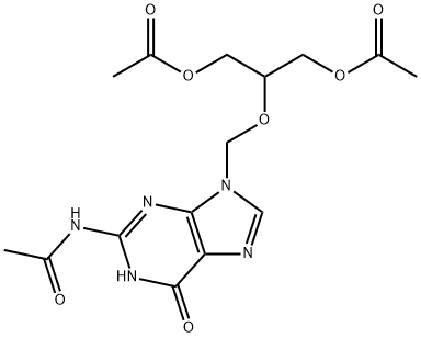 N-[9-[[2-(acetiloxi)-1-[(acetiloxi)metil]etoxi]metil]-6,9-dihidro-6-oxo-1 H-purin-2-il]acetamidă