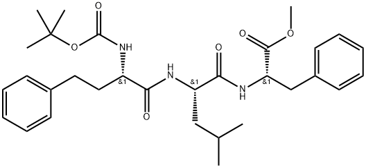 Ester metilic al N-[(S)-2-(tert-butoxicarbonilamino)-4-fenilbutanoil]-L-leucil-L-fenilalanină