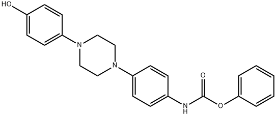 {4-[4-(4-hidroxifenil)piperazin-1-il]fenil}carbamat de fenil