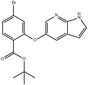 2-((1H-pirolo[2,3-b]piridin-5-il)oxi)-4-bromobenzoat de tert-butil