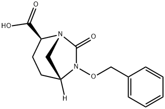 acid trans-6-benziloxi-7-oxo-1,6-diazabiciclo[3.2.1]octan-2-carboxilic